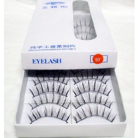 Hand- False eyelashes (10pairs=1 box) 2 models( natural and thick for choose) Free Shipping 