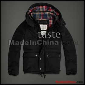 Бесплатная доставка - 2012 новый мужской пуховик с капюшоном пальто расстроен зимний пуховик пальто человек