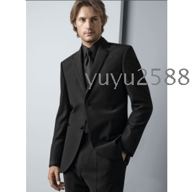 Best sell new styling black wedding suits wear groom dress set include jacket pants custom man dress suit 