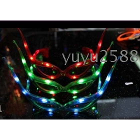 Brand new Led sunglasses children's flash sunglasses evening party sunglaees Halloween mask Christmas decoration mask halloween gift 24pcs/lot yuyu2588  free shipping 8889