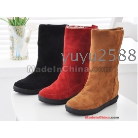 Snow boots Fluffy boots Waterproof prevent slippery ladies boots Winter boots size35-40