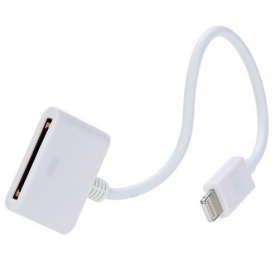 30 Pin Female to 8 Pin Male Adapter Data Connector Cable for iiPad 4 Mini   5th  7th