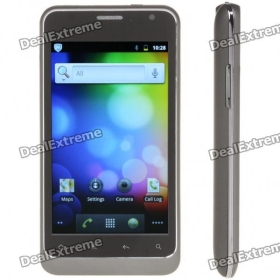 B63M 4.1" Capacitive 3G Android 2.3 Dual SIM Dual Standby WCDMA Smart Phone w/ GPS / WiFi - Grey