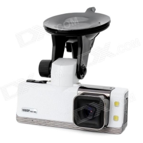 HD 1080P 1.5'' TFT 5.0MP CMOS Wide Angle Car DVR Camcorder w/ GPS / G-Sensor / 2-LED Night Vision