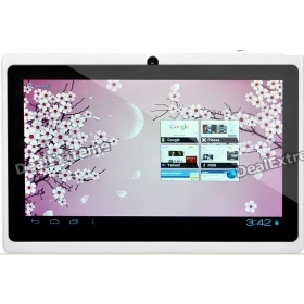 7.0" Capacitive Android 4.0 Tablet w/ WiFi / Camera / External 3G / HDMI - White (1.2GHz / 4GB) 