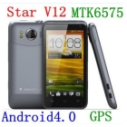 STAR NEW 3G Phone Titan II V12 MTK6575 Android 4.0.3 512+4GB 4.3"FWVGA Capacitance Screen GPS Smart phone