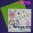 (NO.005) 12 designs Hollow Greeting Cards,Birthday Cards,Gift Cards,Thank card,Chritmas card,120pcs 