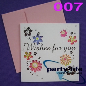 ( NO.007 ) 12 diseños hueco tarjetas de felicitación, tarjetas de cumpleaños , tarjetas de regalo , tarjeta de agradecimiento , tarjetas de Navidad, las 120pcs