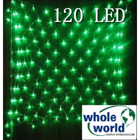 Green 120 LED NET lights for Party wedding garden,Christmas led light, 20pcs/lpot ,free shipping 