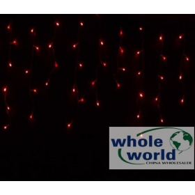 Red 120 Led snowing icicle lights in/outdoor for wedding party,Christmas led Lights,30pcs/lot 