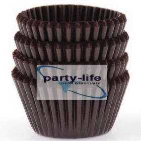 Brown tart /cake /chocolate paper cases cupcake cake liner, total Diameter is 12cm , 6500pcs/box 