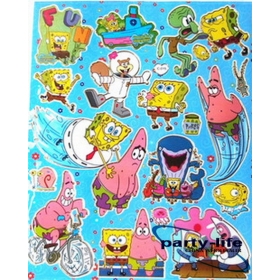 (C- 015) DIY Spongebob стикер стены дверь стикер комнаты для детей подарок , 100pcs/lot,