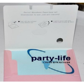 Blue Monplay Facial Absorbent Paper 100sheets,50packs/lot,wholesale--free shipping 
