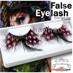 False Eyelashes 300 Pairs Gorgeous Exaggeration Party Feather Eyelashes  vb040