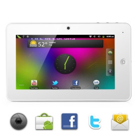 Othello Snow - Android 2.3 Tablet with 7 Inch Capacitive Screen (WiFi, 1.2GHz, 3G, 1080P Full HD, Camera)