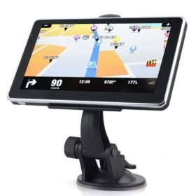 Car GPS Navigator + 6 Inch Touchscreen + FM Transmitter + Bluetooth + AVIN + Media