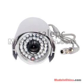All Metal Surveillance Camera with  1/4 Inch CCD Color Lens and 36 Night Vision Infrared LED 