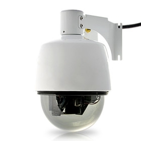 Mini Low Speed Dome IP Camera (Weatherproof, PTZ Control, 3x Optical Zoom, WiFi)