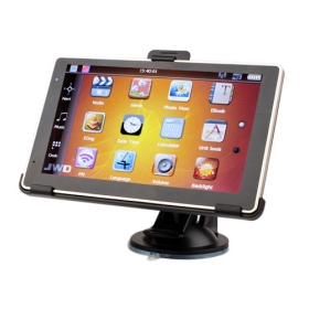 Car GPS Navigator With Free Map + 6 Inch Touchscreen + FM Transmitter + Edog + Built-in 4G Memory