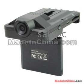 Car Vehicle DVR Video Camera with 2.7''TFT-LCD/HD 720P-Black 