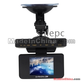 C200 HD 2.5 " LCD 120 ° obiettivo grandangolare di visione notturna di rilevazione di movimento DVR