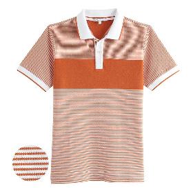 VANCL Barret Color-Matching Pinstripe (Men) Orange/White SKU:195005