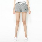 VANCL Isabelle Embroidery Cotton Shorts (Women) Light Gray-2 SKU:552544