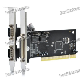 2-Port Serial + 1-Port Parallel PCI Card SKU:117634