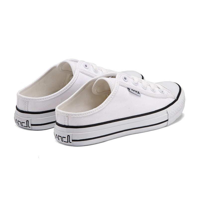 Lacoste Women's Marthe Fashion White Canvas Slip on Sneakers Shoes