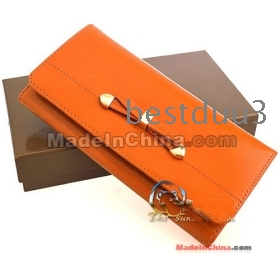 Free shipping-- The vogue women's wallet purse name card clip come with box  hjh029