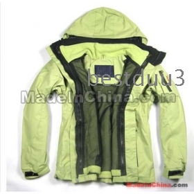 Free shipping women's Shell Fleece 2 in 1 Jacket coat 5 colors size S M L XL XXL  04