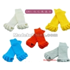 Free Shipping 20pairs/lot Happy Feet  Alignment Socks As  Comfy Toes Sleeping Socks Massage Five Toe Socks 9g69 fengyulei 