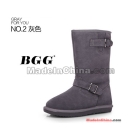 Thermal  in China BGG snow boots rubber sole winter boots cowhide high-leg boots a01-58  2013 new