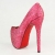 Newest style  brand pink with diamond 16cm heel   women's shoes Women's high heel pumps shoes Women's shoes 