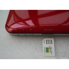 2012 צבע אדום הכי חדש 7 5pcs/lot freeshipping '' מסך מחשב לוח Renesas A9 1GHz 512MB/4GB אנדרואיד 2.2 Multi-Touch המובנה במחשב Tablet 3G GPS + הטלפון הסלולרי