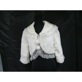 QECKJXOIUNJC white new quality hot selling wedding jacket high quality wool lady's jacket girl's jacket 