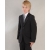 Tailor Made Boy Black 2 botão Suit 4 peças como traje de casamento de handbag918 Vestido