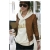 Free shipping HOT SALE Womens Korean Band Lap Leather Short Jacket Brown X09122707-1