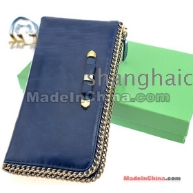 Free shipping-- 2pcs The vogue women's wallet purse name card clip come with box   df22