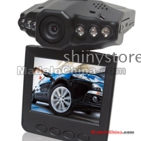 HD car DVR camera 2.5 LCD wide angle 270 degree rotation 6 IR night vision *10pcs