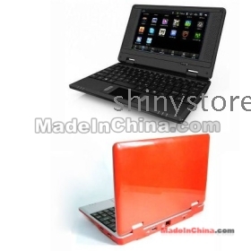 Nagykereskedelmi -3PCS 7 hüvelykes Android 2.2 Notebook keresztül wm8650 Q703 Mini Netbook Laptop Mini Notebook