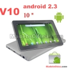 10 inch Flytouch 6 Android 2.3 Tablet PC, Vimicro vc882 V10 ARM Cortex A8, GPS HDMI 1080P 4 G-Sensor 