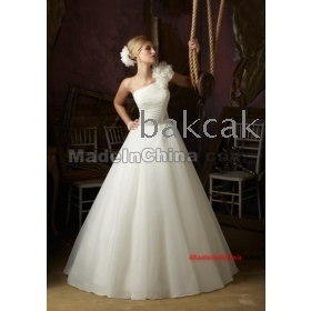  Custom- 2013 Style 4966 Crystal Beaded EmbroideryChapel train bride Wedding Dresses