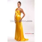 custom-mad 2012  satin One shoulder Beading Floor-length Alyce Exclusive Prom Dresses Special Occasion Dresses - Style         