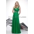 na zakázku šílení 2012-line šifon jedno rameno Lištování šerpy Floor- délka Alyce Exclusive Prom Šaty zvláštní příležitosti šaty - Style