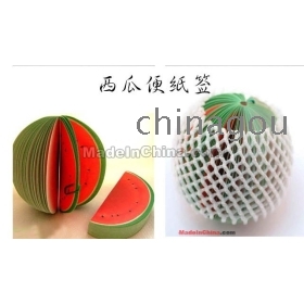  Free Shipping Fruit Notepad ,Memo Pad,Note Paper Hot Sale  100pcs/lot  gh010