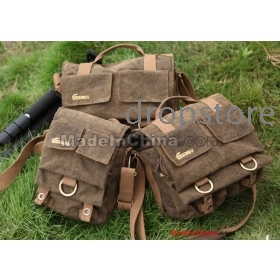 Eirmai SLR Camera Bag M Размер Кофе мешок плеча способа EMB- SS05 Водонепроницаемый Размер 30cmX13cmX25cm (M)