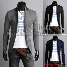 Wholesale - 2013 hot/lapel collar men suit men's coat, leisure jacket of cultivate one's morality.