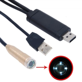 Inspection 5m USB Cable Wired Borescope Endoscope Camera 