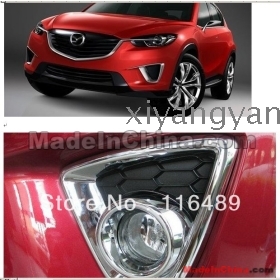 Cubierta 2012-2013 de la cubierta de la lámpara de la luz de niebla del cromo del ABS de Mazda CX-5 T